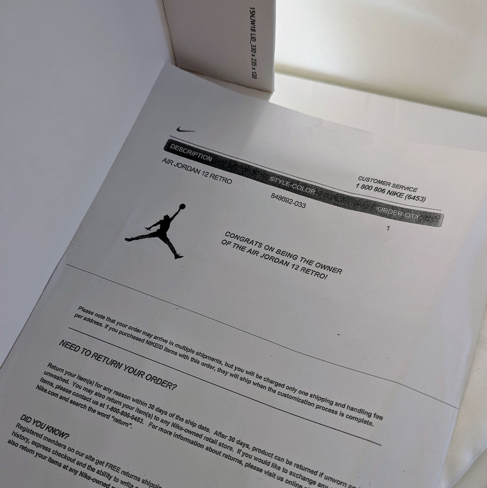 NWT Air Jordan 12s Wings - Picture 11 of 14